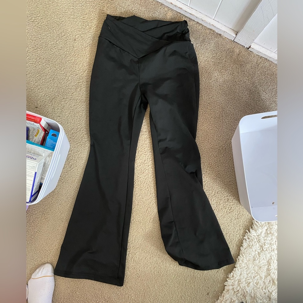 Black Flared Pants